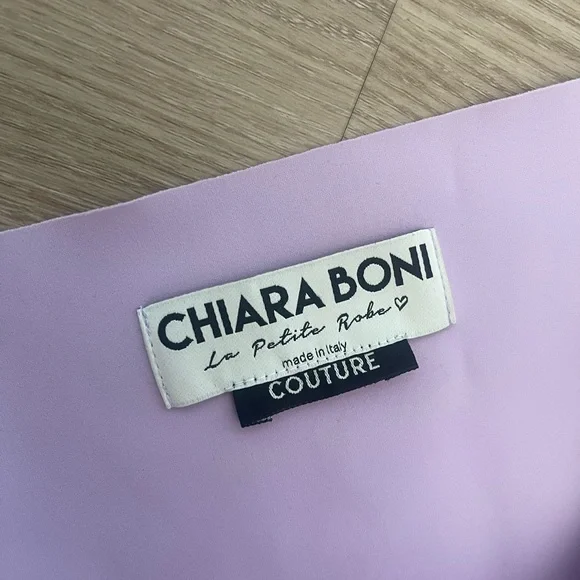 La Petite Robe Chiara Boni lazer cut Long Sleeve Dress, in lavender - Picture 6 of 7